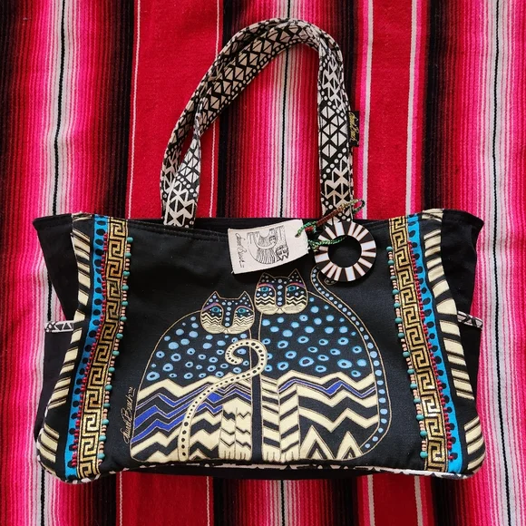 Laurel Burch Canvas Tote - Picture 1 of 14